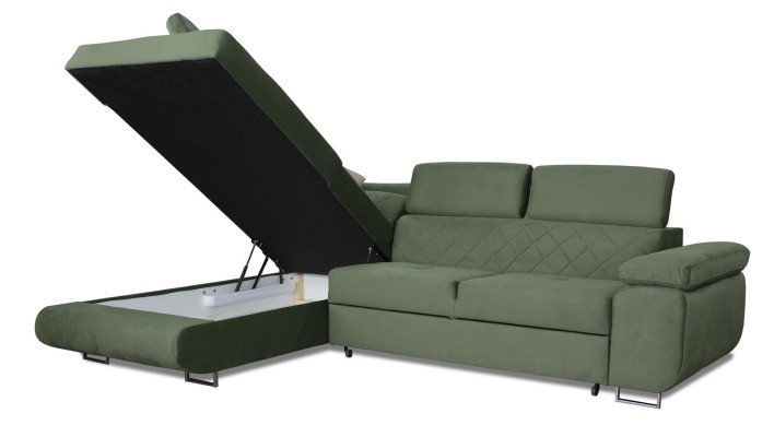 Luxus Möbel Wohnlandschaft Ecksofa L-form Polster Sofa Textil Schlafsofa Couch