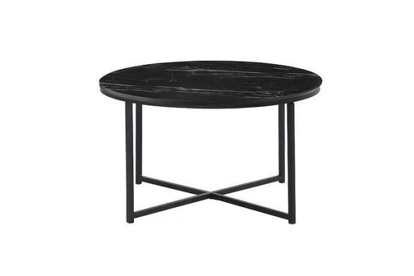 Sofabord sort stue moderne minimalistiske møbler af høj kvalitet nyt træ