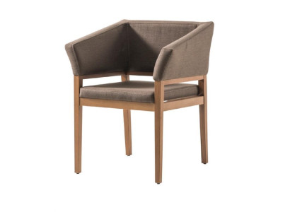 Klassischer Sessel Stuhl Stil Modern Design Möbel Sitz Polster Holz Textil Neu