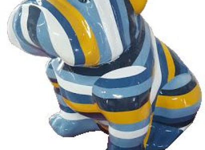 Dekoration Hund Garten Skulptur Skulpturen Design Figur Statue Moderne Figuren