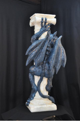 Design Spalten Säule Gragol Gothik Säulen Skulptur Skulpturen Blumen Ständer