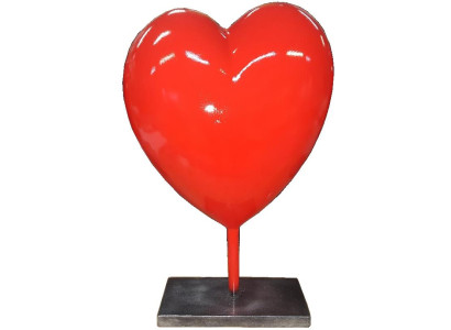 Designer Figur Moderne Figuren Dekoration Deko Ein Herz Skulptur Skulpturen Neu
