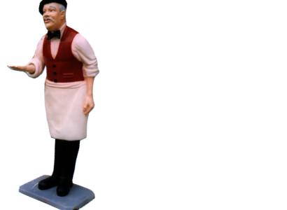DESIGN GASTWIRT FIGUR STATUE SKULPTUR FIGUREN SKULPTUREN DEKORATION