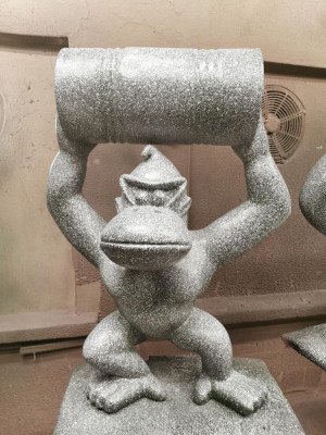 Designer Figur Statue Moderne Figuren Statuen Dekoration Deko Abstrakter Gorilla