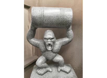 Designer Figur Statue Moderne Figuren Statuen Dekoration Deko Abstrakter Gorilla