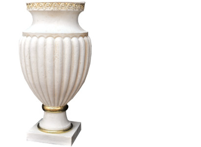 XXL Vase Tisch Dekoration Deko Vasen Antik Stil Skulptur Figur Kelch Rom 0882