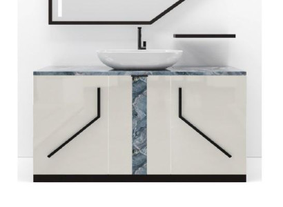 Weiß Badezimmer Waschbecken Armaturen Badezimmer Möbel Italien Stil Neu