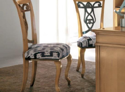 Echtholz Stühle Esszimmer Design Stuhl mit geschnitzten Mustern Lehnstuhl Möbel