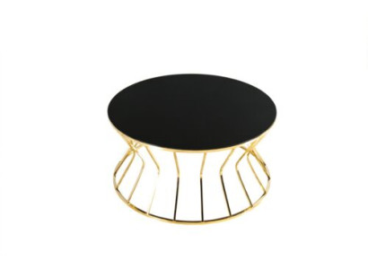 Moderne Sofatisch Couchtisch Kaffeetisch Beistelltisch Gold Tisch Glas