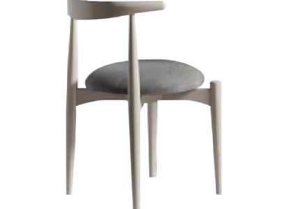 Küchenstuhl Esszimmerstuhl Holzstuhl ohne Armlehnen Beige Holz Modern