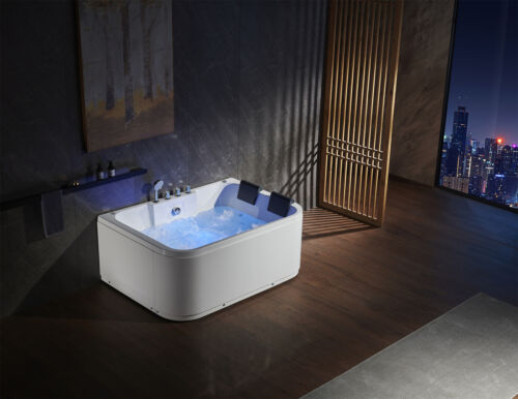 Whirlpool Massagedüsen Badewanne Doppelte Wanne Eckbadewanne Wanne 2 Personen