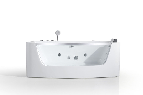 Luxus Whirlpool Badewanne 150x80cm Glasfront Wanne Badewannen Luxus Wannen