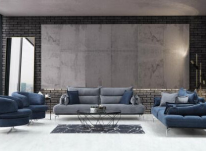 Stilvoll Sofagarnitur 3+3+1+1 Sitzer Designer Wohnzimmer Set von 4tlg neu