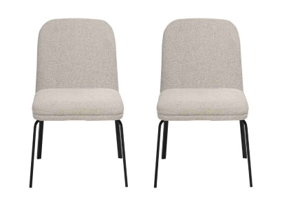 Moderner Weißer Stuhlset Luxuriöse Esszimmerstühle Designer Möbel 2tlg