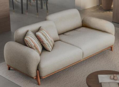 Weißer Chesterfield 3-Sitzer Luxuriöse Wohnzimmer Möbel Polster Sofas