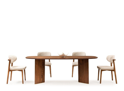 Essgruppe Essecke Esszimmer Esstisch Stühle Braun Set 7tlg Klassischе