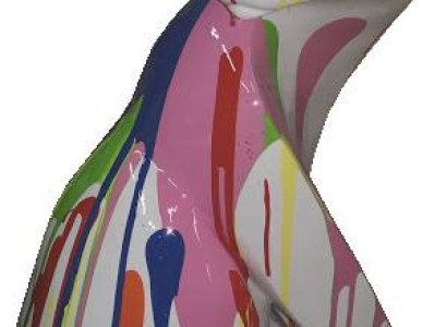 Statuen Skulptur Deko Statue Haus Deko Statue Skulptur Abstrakt Design Figur Neu