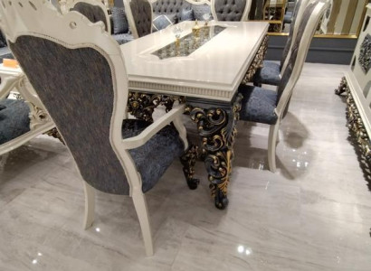 Elegantes Esszimmer Esstisch Luxuriöses Tisch Glamouröses Esstisch Neu