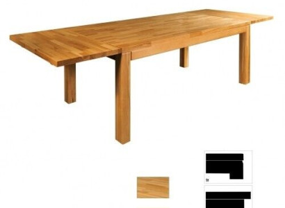 Tisch Esstisch Echtes Holz Holztisch Tische Esszimmer 160x80cm Massivholz Neu