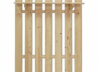 Kleiderschrank Wandgarderobe aus massivem Kiefernholz Kleiderschrank mit 7 Haken