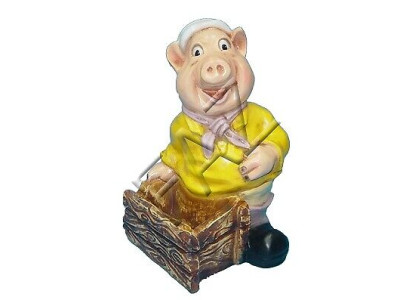 Design Schwein Figur Statue Skulptur Figuren Skulpturen Dekoration Deko c360 neu