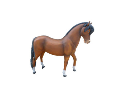 Pferd Lebensgroße Figur Dekoration Statuen Skulptur Garten Deko Figuren 160cm