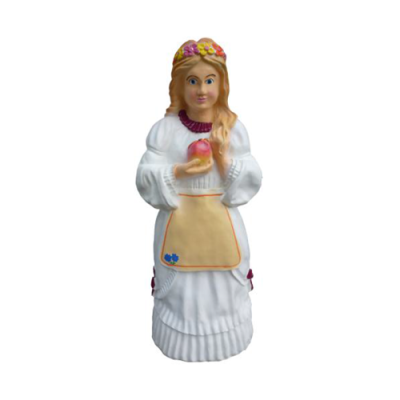Deko Figur Statue Skulptur 84 cm Figuren Statuen Skulpturen Mädchen Apfel P18