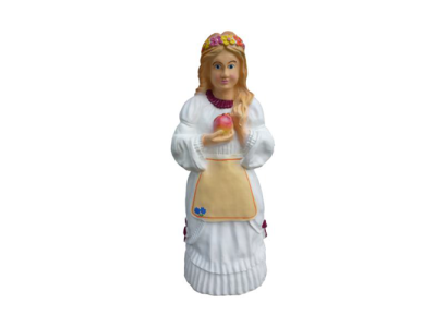Deko Figur Statue Skulptur 84 cm Figuren Statuen Skulpturen Mädchen Apfel P18