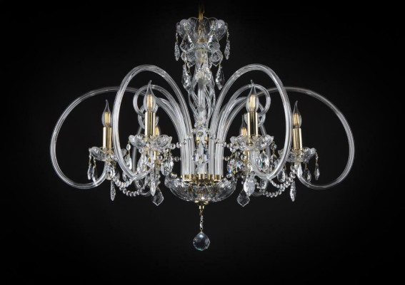 Kristall Kronleuchter Lampe Deckenleuchte Bohemia Hängeleuchten Lampe Kronleuchter