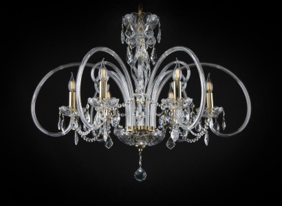 Kristall Kronleuchter Lampe Deckenleuchte Bohemia Hängeleuchten Lampe Kronleuchter