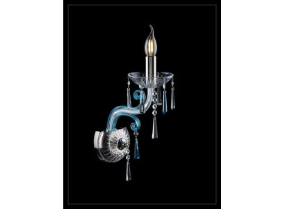 Wandleuchte Bohemia Kronleuchter Antikstil Wandleuchte Leuchten Blau