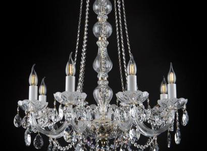 Kristall Kronleuchter Licht Lampe Deckenleuchte Bohemia Hängeleuchte