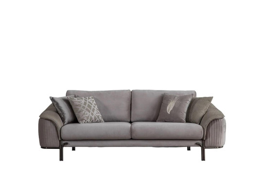 Komplett Set 2tlg Sessel Design Dreisitzer Sofa Wohnzimmer Luxus Design
