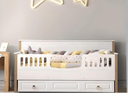 Perfekte Kinderbett Bett Kindermöbel Weiß Garnitur Moderne Kinder neu