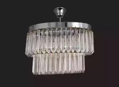 Wohnzimmer Kronleuchter Crystal Deckenleuchte neu grau Modern