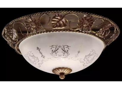 Deckenleuchter Lüster Kronleuchter Deckenlampe Lampen Glas Gold Rund