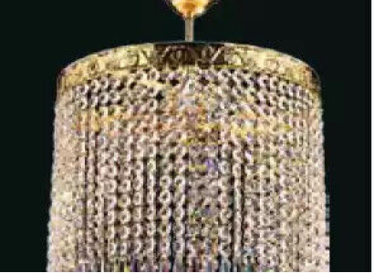 Deckenlampe Deckenleuchter Kronleuchter Gold Lüster Kristall Lampe