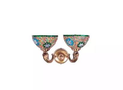 Wandlampe Wandleuchten Wandleuchte Lüster Wand Lampen Gold Glas Luxus