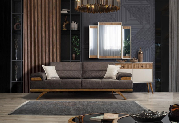 Sofa 3 Sitzer Designer Sofa Polster Sofas Couchen Stoff Textil Neu