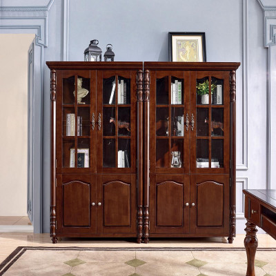 Bücherregal Vitrinen Schrank Regal Holz Schrank Bücherschrank Möbel 2tlg