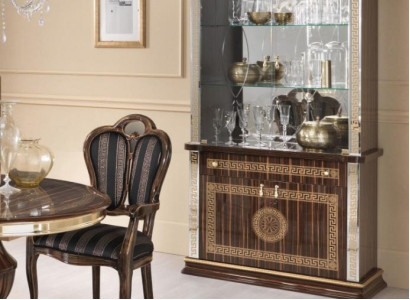 Vitrine Schrank Vitrinen Wohnzimmer Schau Schränke Design Italienische Möbel Neu