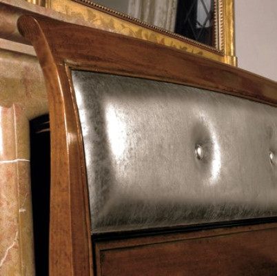 Doppelbett Betten Schlafzimmer Möbel Massivholz Vaccari cav giovanni Bett Neu