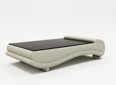 Couchtisch Tisch Polster Design Glastisch Beistell Leder Sofa Couch Tische