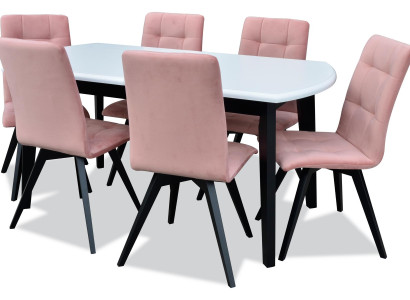 Esstisch 6 Stühle Stuhl Esszimmer Garnitur Klassischer Tische Tisch 7tlg. Neu
