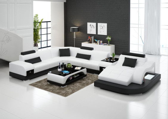 Sofa Couch Polster Sitz Ecke Moderne Couchen U Form Wohnlandschaft Garnitur Neu