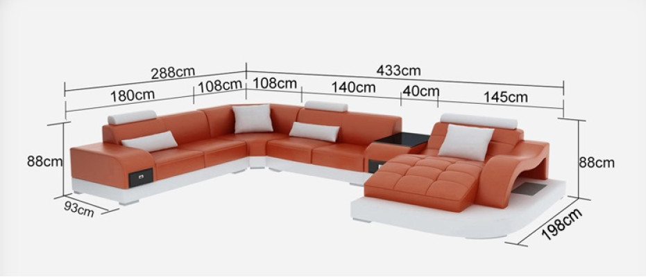 Sofa Couch Polster Sitz Ecke Moderne Couchen U Form Wohnlandschaft Garnitur Neu