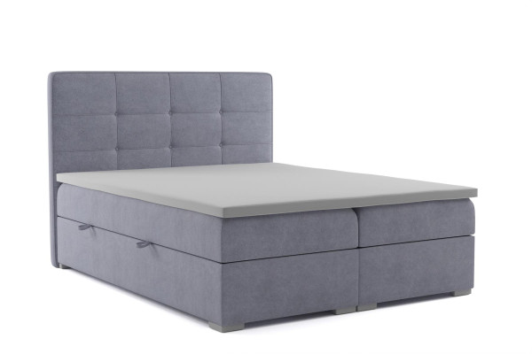 Boxspring Bett Hotel Doppel Textil Luxus Betten Polster Bettkasten Funktion Neu