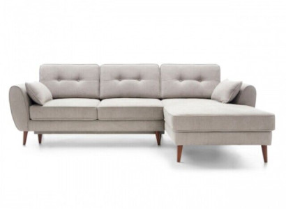 Design Schlafsofa Couch Sofa Polster Wohnzimmer Ecksofa Textl Stoff