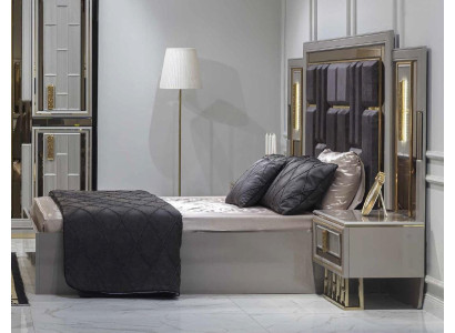 Betten Schlafzimmer Luxus Bettrahmen Design Polster Bett Designer