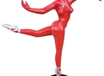 Design Figuren Women Skulpturen Moderne Abstrakte Skulptur Ballerina Tanzt